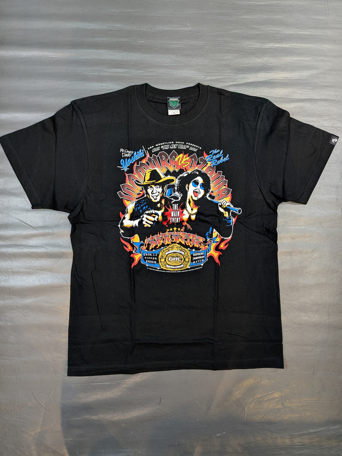 Yoshiki Inamura vs OZAWA「GHCヘビー級選手権」ビジュアルTシャツ