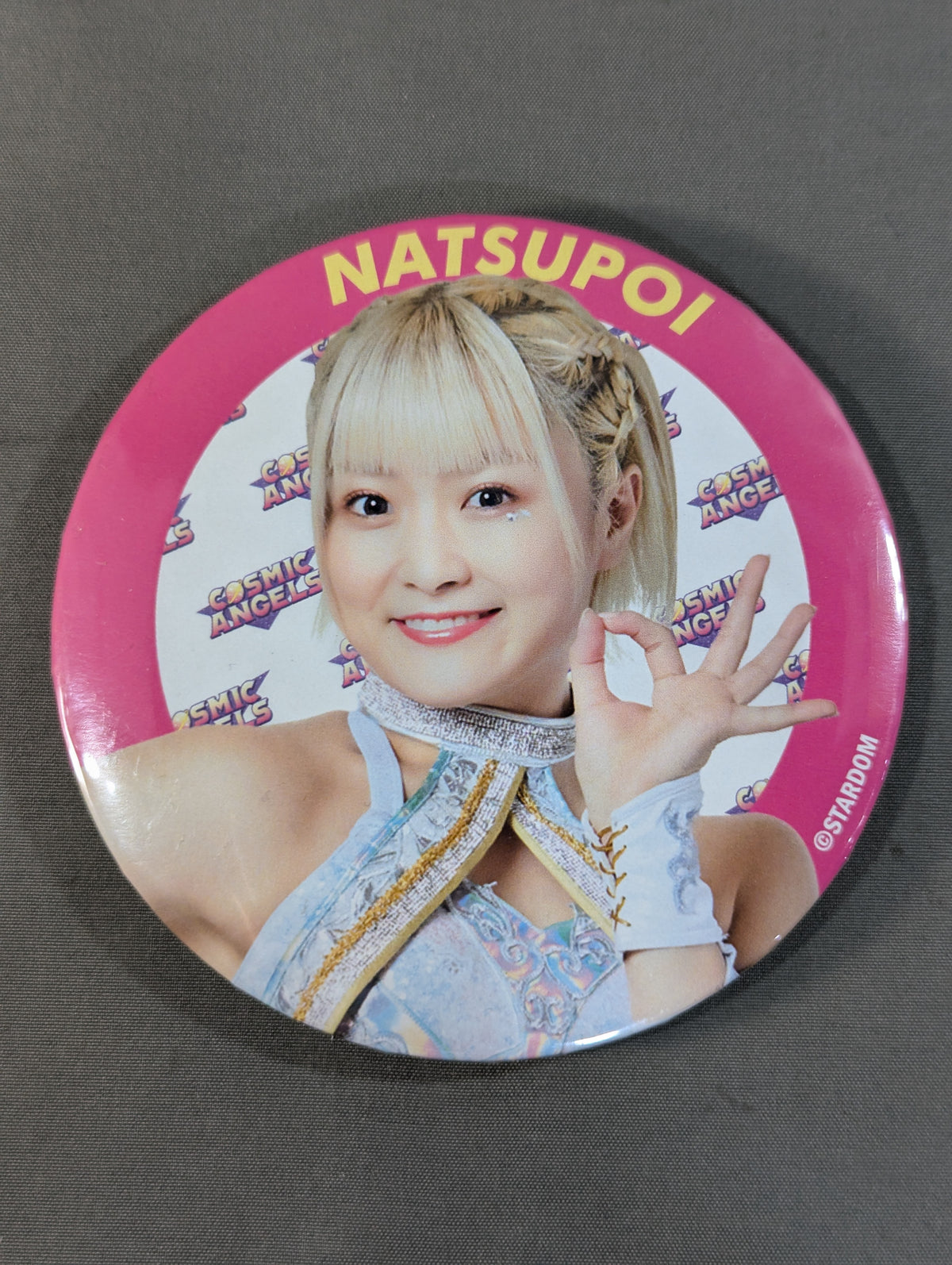 NATSUPOI  Stardom Trading BIG PinBack button  2023