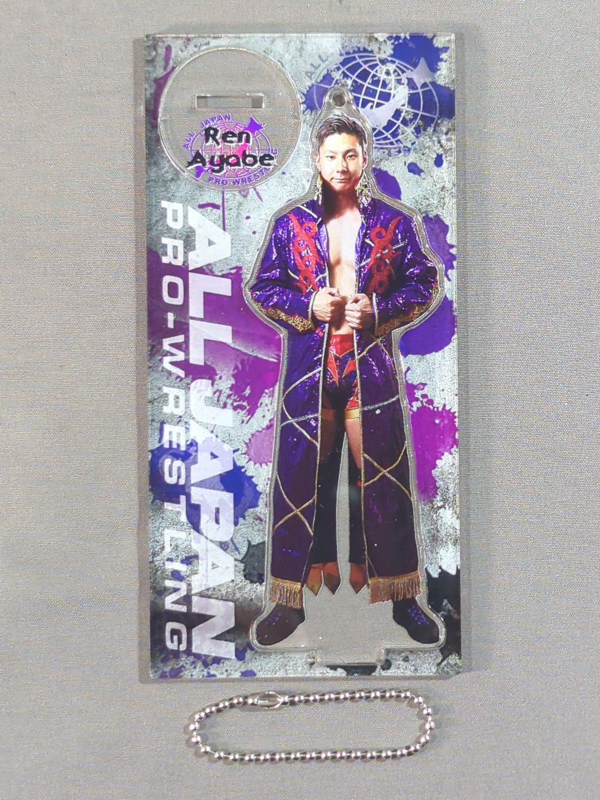 【hand signed autograph】 Ren Ayabe  Acrylic Stand Keychain