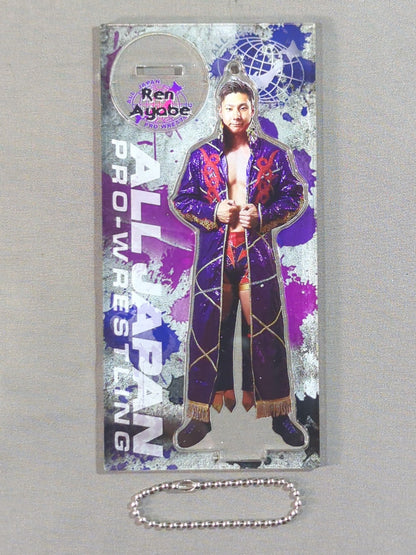 【hand signed autograph】 Ren Ayabe  Acrylic Stand Keychain