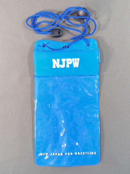 Lion Mark  Waterproof smartphone & ticket holder (blue× white)