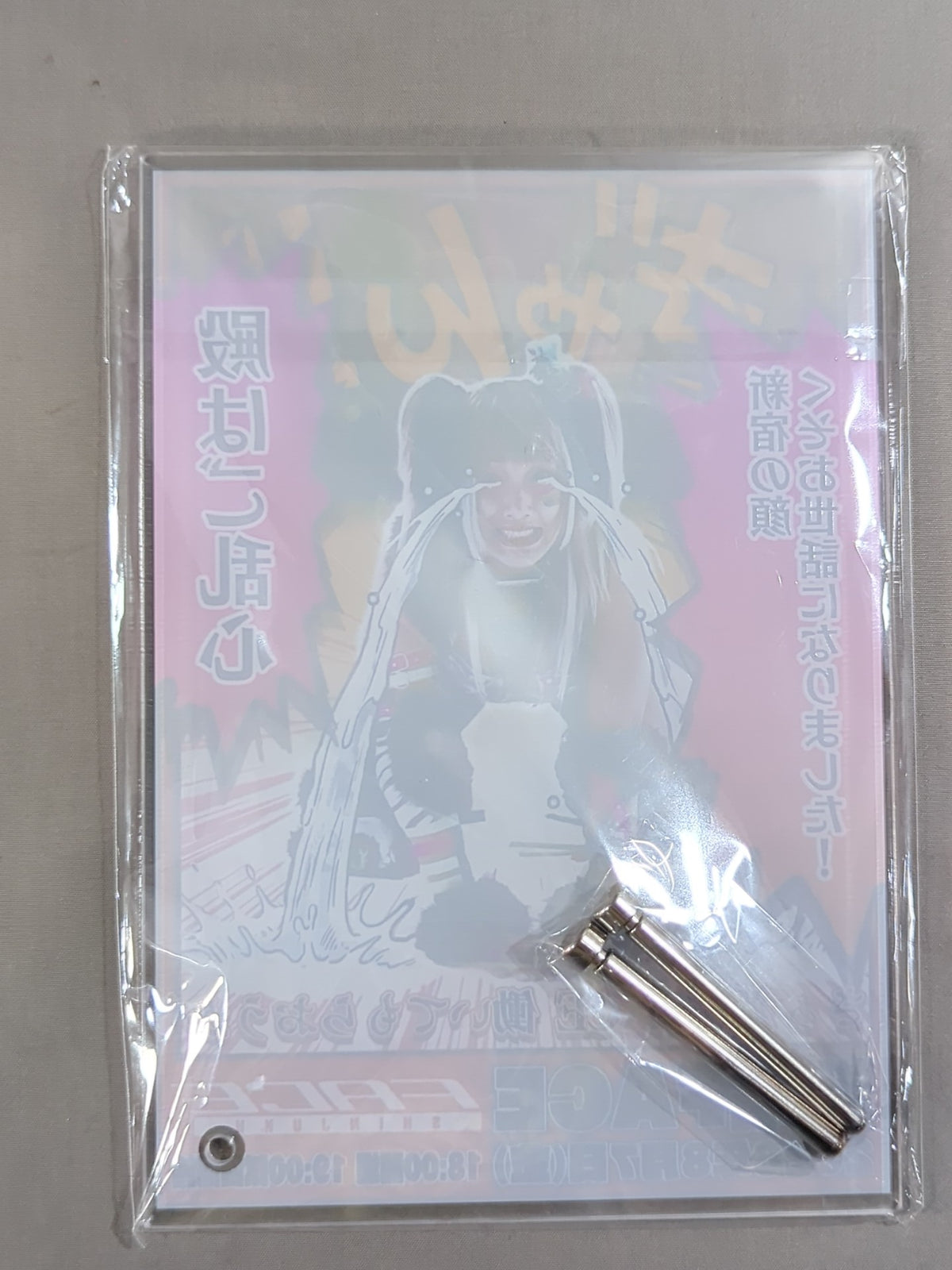 ★非売品★ ウナギ・サヤカ「殿はご乱心 新宿の顔くそお世話になりました」アクリルパネル