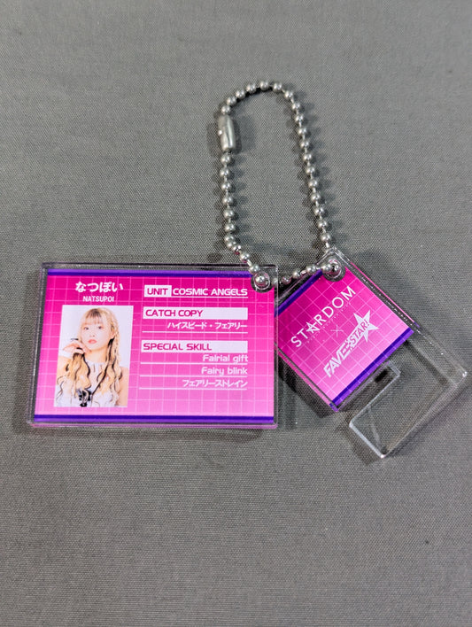 NATSUPOI Profile Acrylic Keychain