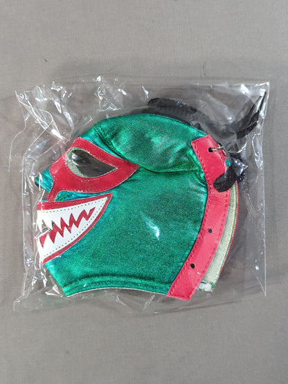 Mil Mascaras  Mask Keychain (Green×Red)