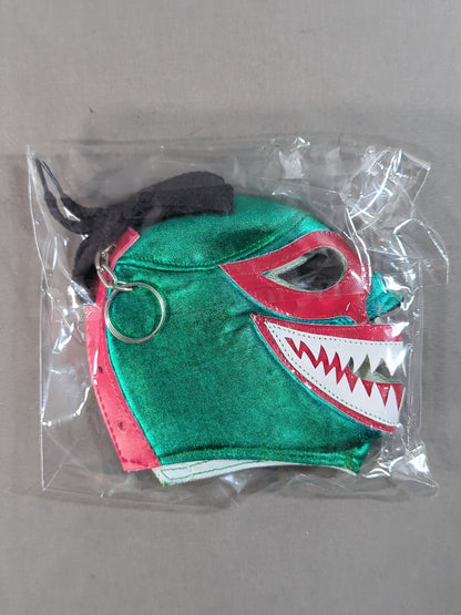 Mil Mascaras  Mask Keychain (Green×Red)