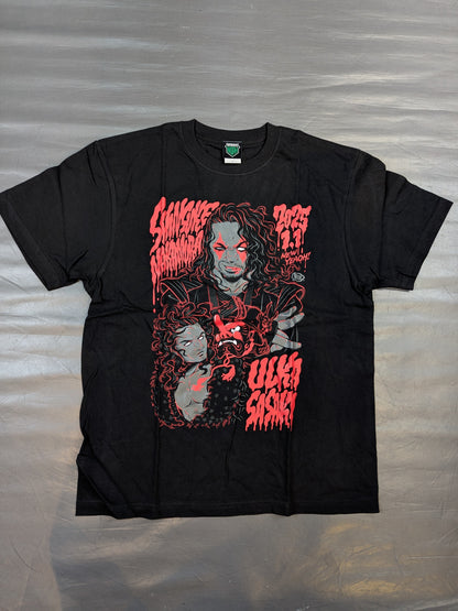 NOAH×GRAPE BRAIN "Shinsuke Nakamura vs Ulka Sasaki " Illustration T-Shirt