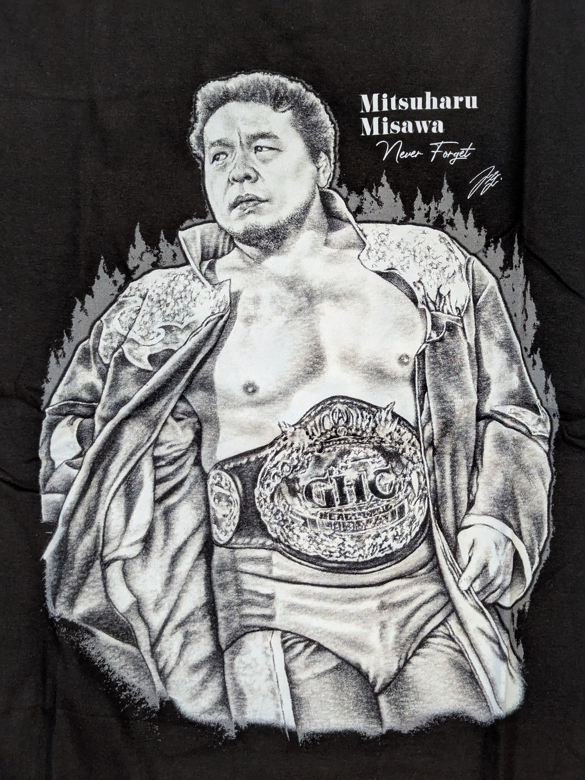 Mitsuharu Misawa × Kaoru Mitsumune Newly Drawn Illustration T-Shirt