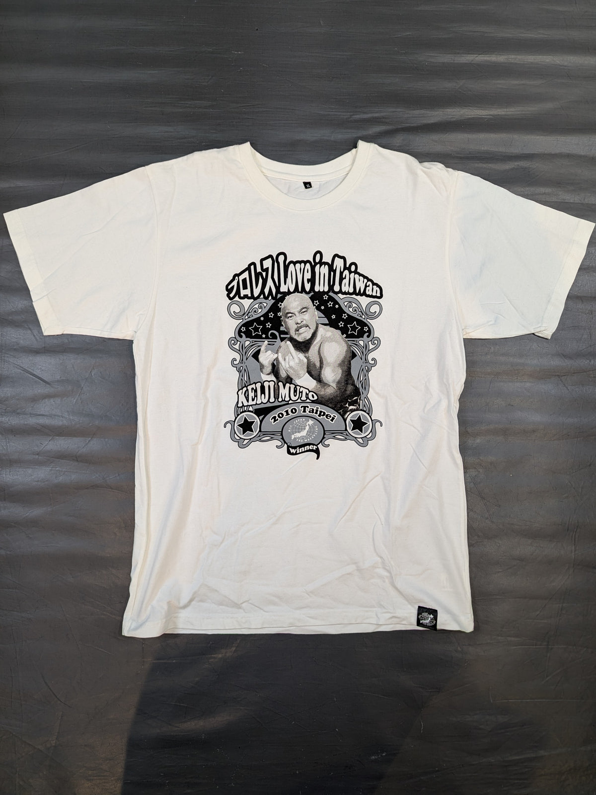 ★台湾限定★ 武藤敬司「プロレスLove in Taiwan」ピクチャーTシャツ
