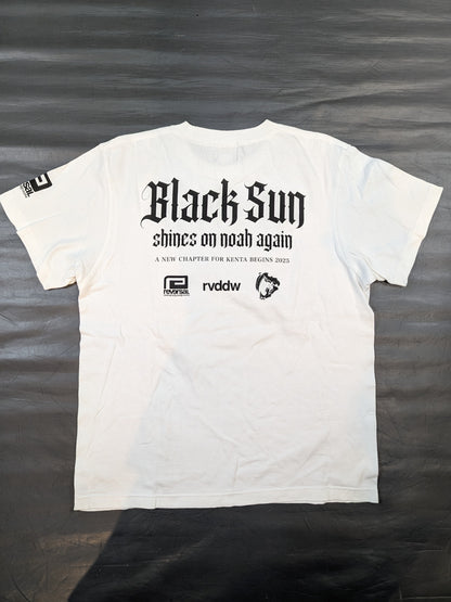 KENTA「BLACK SUN」Tシャツ(ホワイト)
