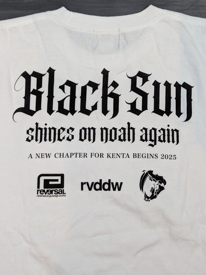 KENTA「BLACK SUN」Tシャツ(ホワイト)