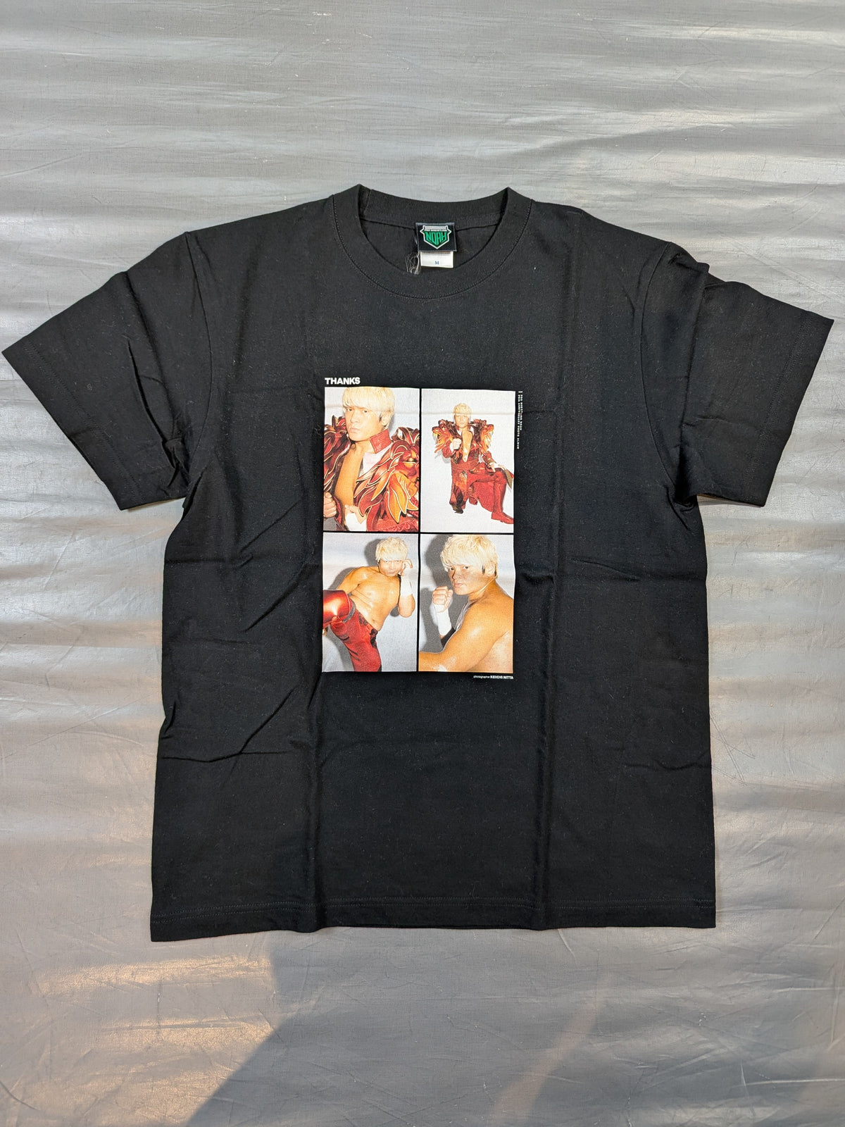 Kenoh 'THANKS' Photo T-Shirt (Black)
