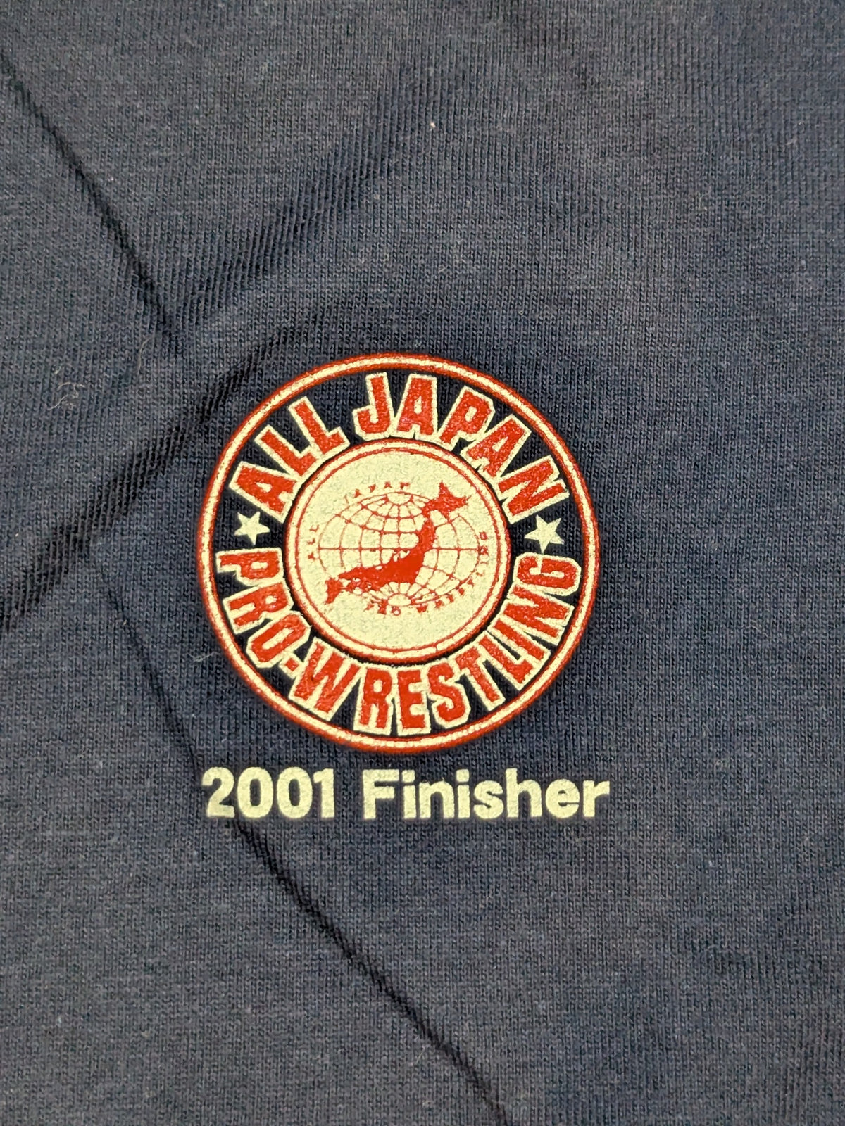 All Japan Pro Wrestling '2001 FINISHER' T-shirt