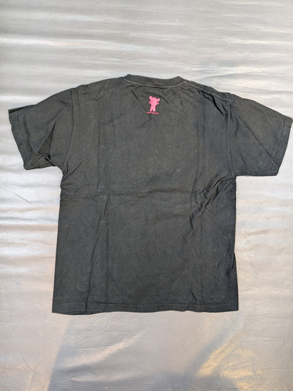Muto Keiji  'Muto Bear' T-shirt (3) (Pro Wrestling  LOVE / Black × Pink Camouflage)