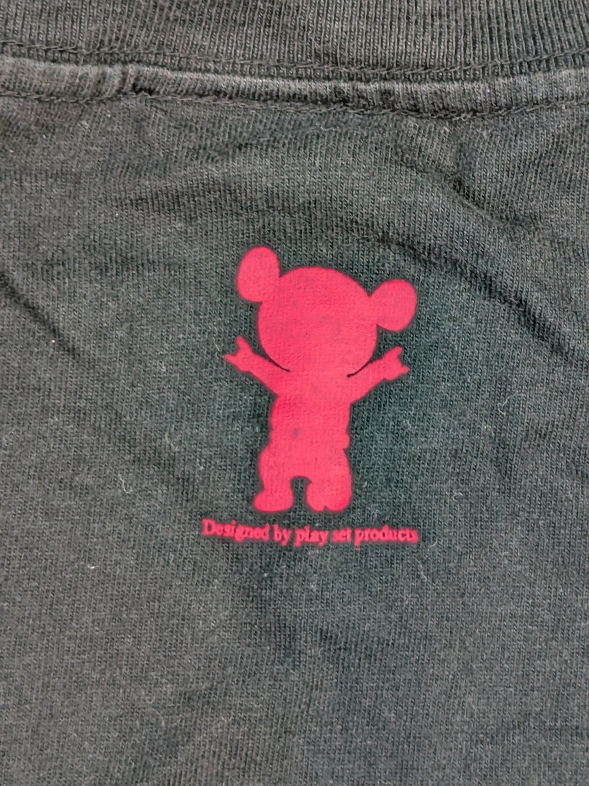 Muto Keiji  'Muto Bear' T-shirt (3) (Pro Wrestling  LOVE / Black × Pink Camouflage)