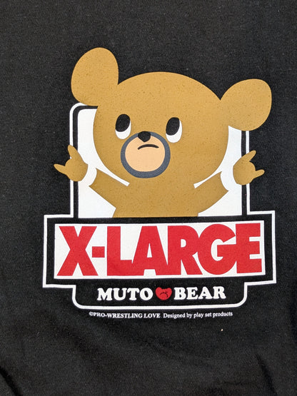 武藤敬司 X-LARGE×武藤ベア トレーナー(ブラック)