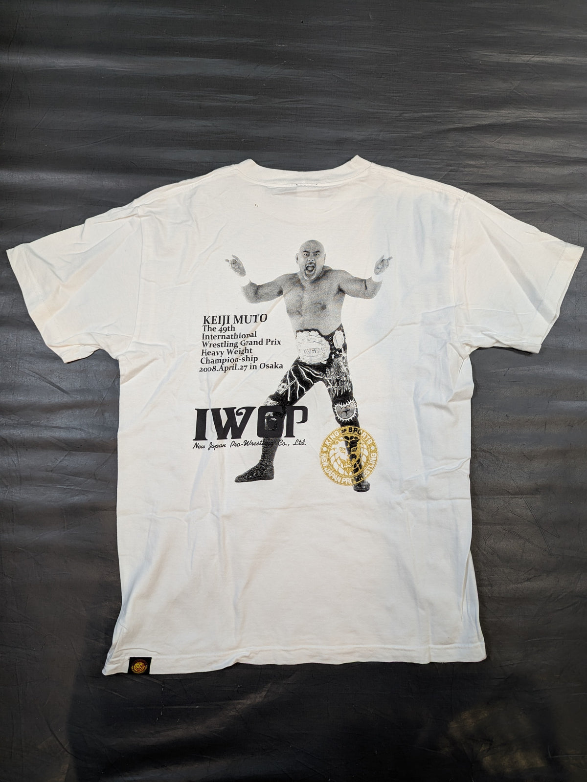 Great Muta & Muto Keiji 'Triple Crown & IWGP' Picture T-Shirt