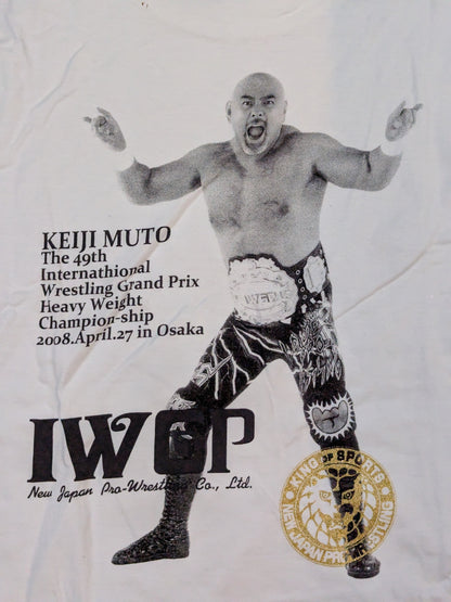 Great Muta & Muto Keiji 'Triple Crown & IWGP' Picture T-Shirt