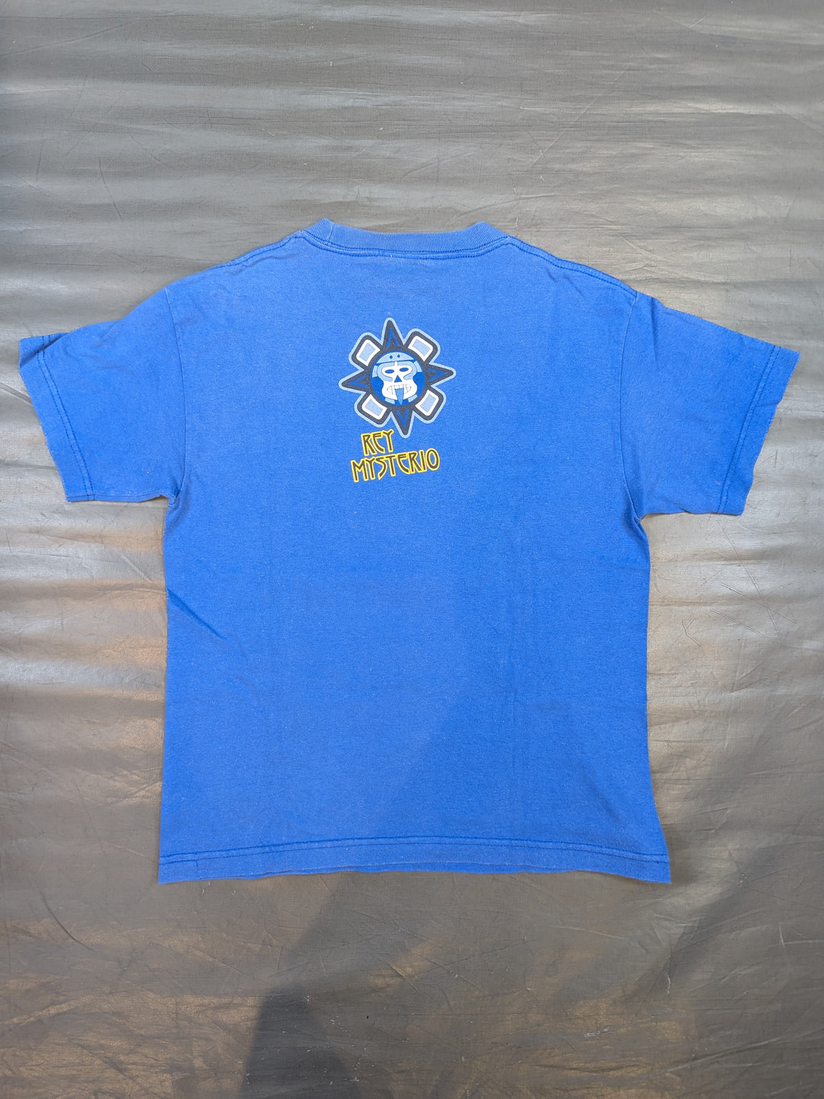 Rey Mysterio Picture T-Shirt (WWE (2000s) / Blue)