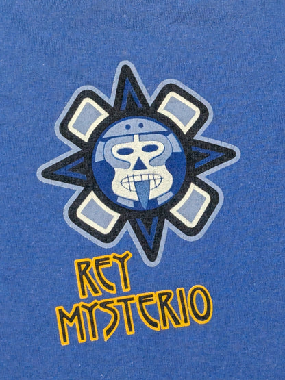 Rey Mysterio Picture T-Shirt (WWE (2000s) / Blue)