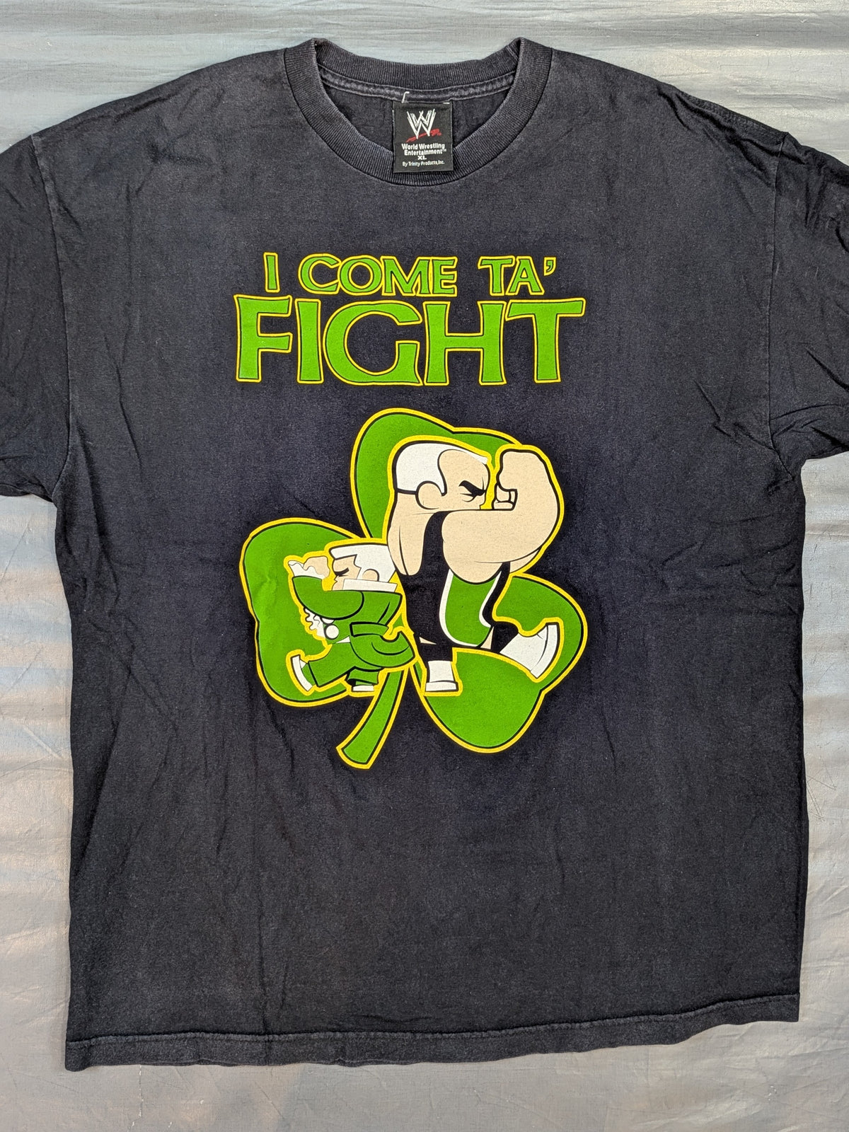 デイブ・フィンレー「I COME TA' FIGHT」Tシャツ(WWE(2000s) / ブラック)