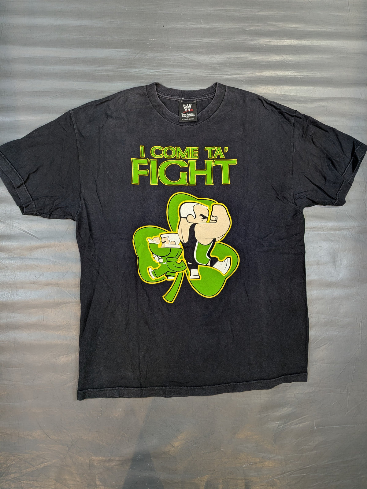 デイブ・フィンレー「I COME TA' FIGHT」Tシャツ(WWE(2000s) / ブラック)