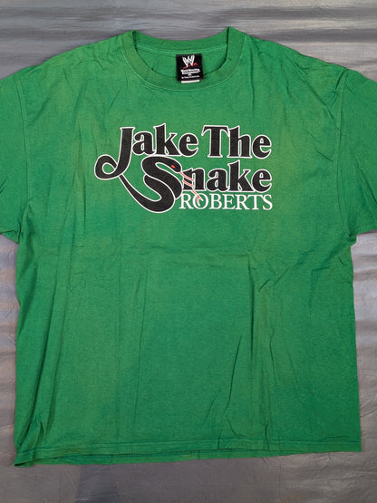 ジェイク・"ザ・スネーク"・ロバーツ Tシャツ(WWE(2005) / グリーン)