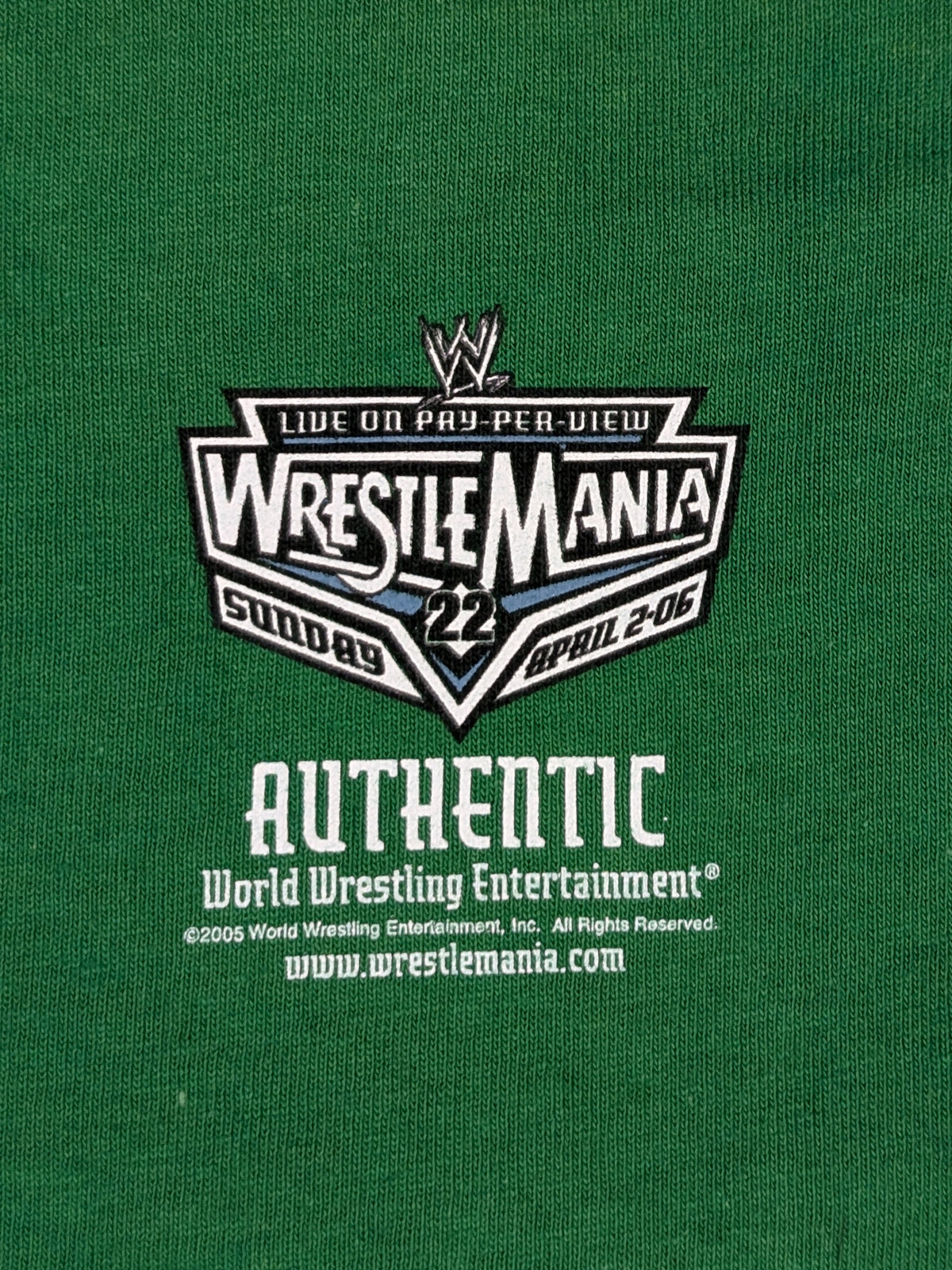 ジェイク・"ザ・スネーク"・ロバーツ Tシャツ(WWE(2005) / グリーン)