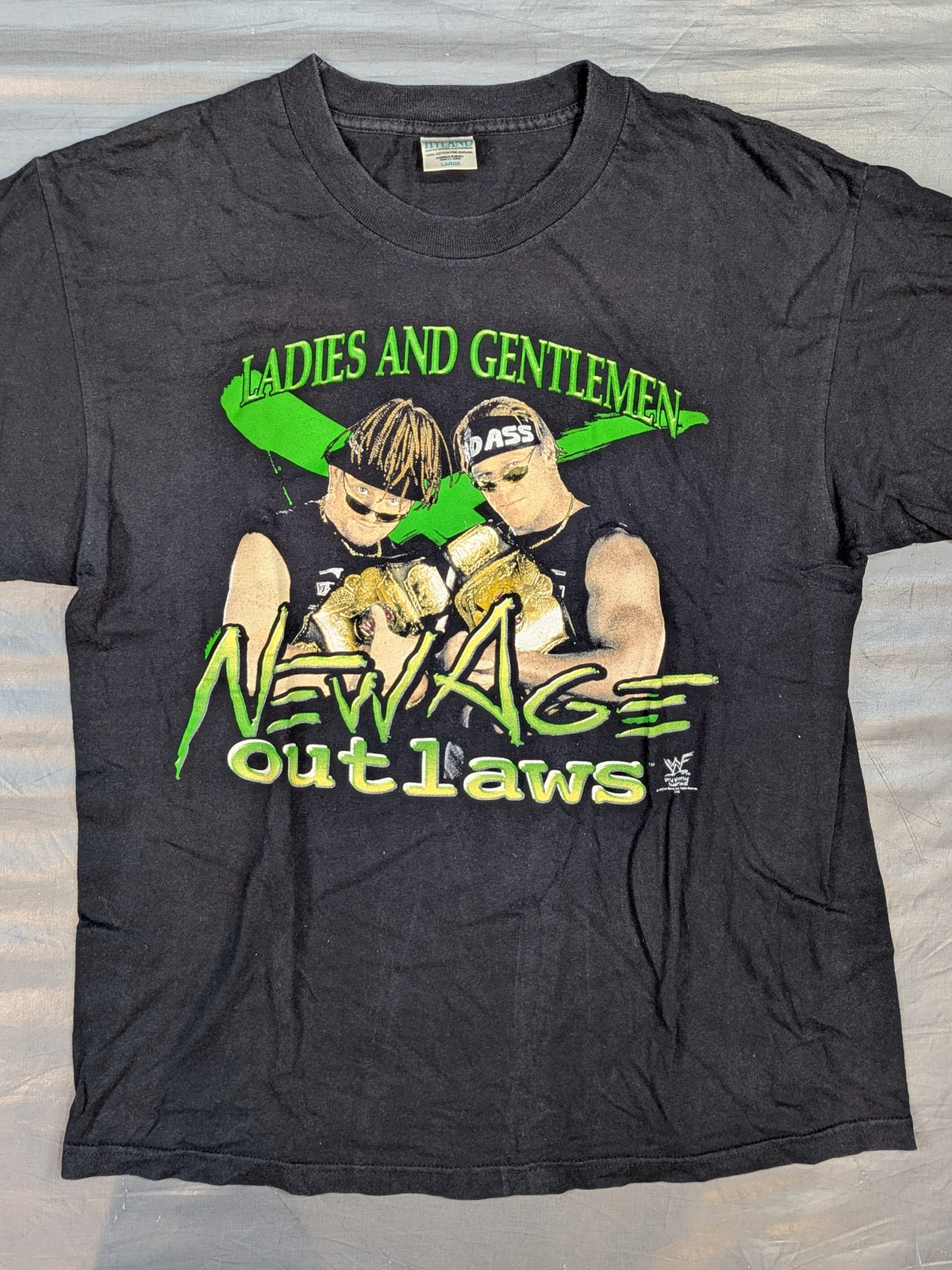 New Age Outlaws Picture T-Shirt (WWF (1999) / Black)