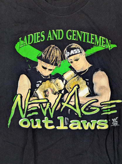 New Age Outlaws Picture T-Shirt (WWF (1999) / Black)