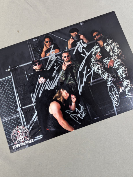 【6選手直筆サイン入り】BULLET CLUB WAR DOGS ポートレート