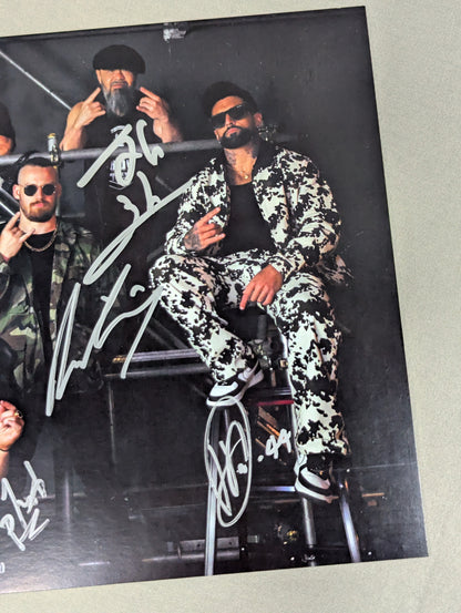 【6選手直筆サイン入り】BULLET CLUB WAR DOGS ポートレート
