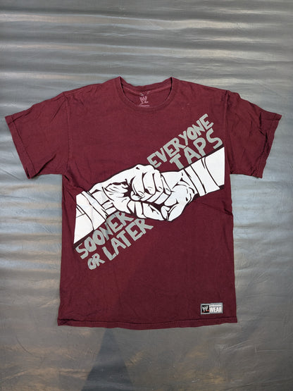 Daniel Bryan "EVERYONE TAPS SOONER &LATER" T-shirt (WW (2011) / Burgundy)