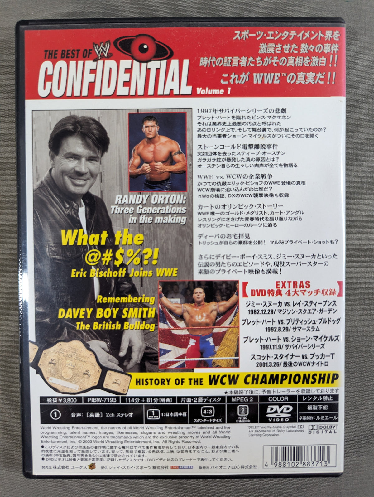 WWE Best of Confidentials Vol.1
