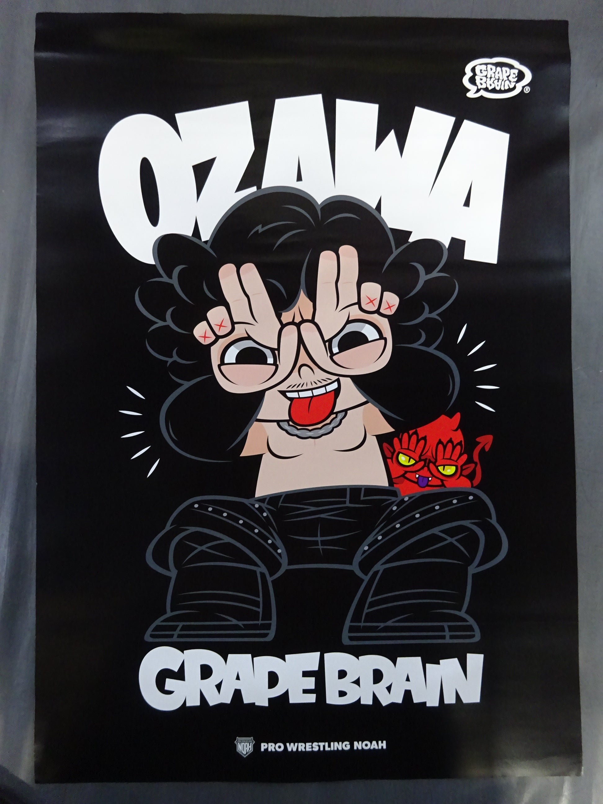 GRAPE BRAIN × OZAWA イラストポスター – 闘道館