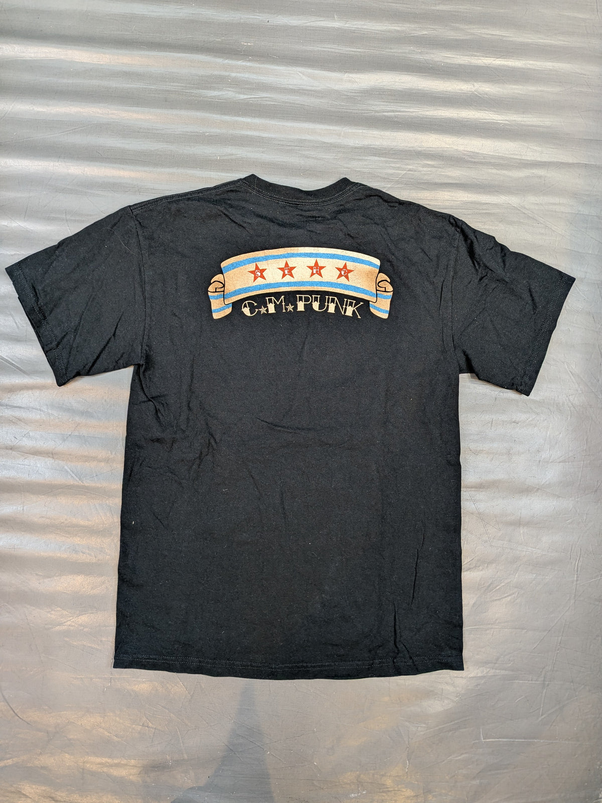CMパンク「STRAIGHT EDGE HARDCORE」Tシャツ(WWE(2011) / ブラック)
