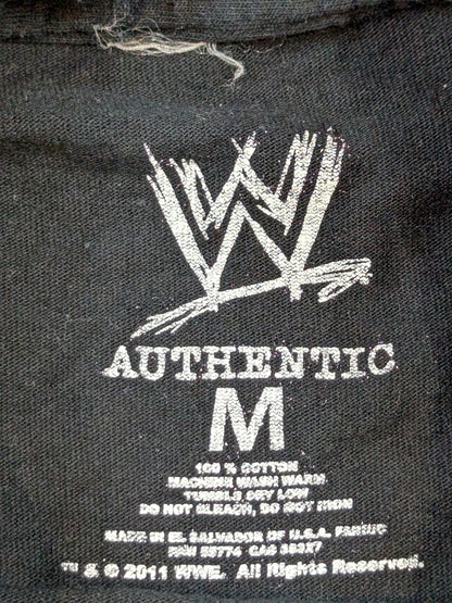 CMパンク「STRAIGHT EDGE HARDCORE」Tシャツ(WWE(2011) / ブラック)