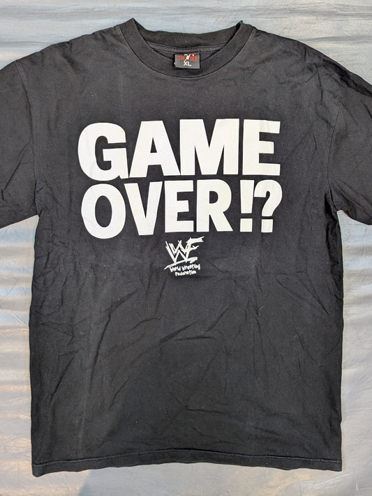 トリプルH「GAME OVER?」Tシャツ(WWF / ブラック)