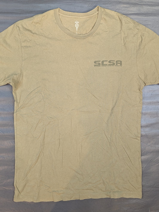 ストーン・コールド・スティーブ・オースチン「SCSA」Tシャツ(WWE(2011) / ベージュ)