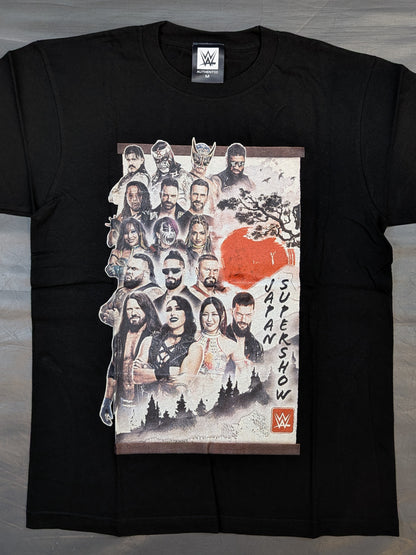WWE 日本公演2025「SUPERSHOW JAPAN」Tシャツ(WWE(2025) / ブラック)