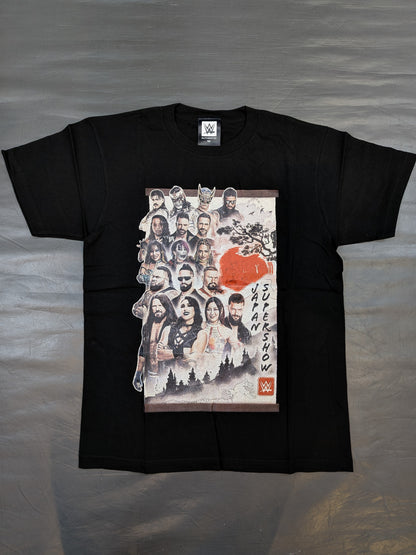 WWE 日本公演2025「SUPERSHOW JAPAN」Tシャツ(WWE(2025) / ブラック)