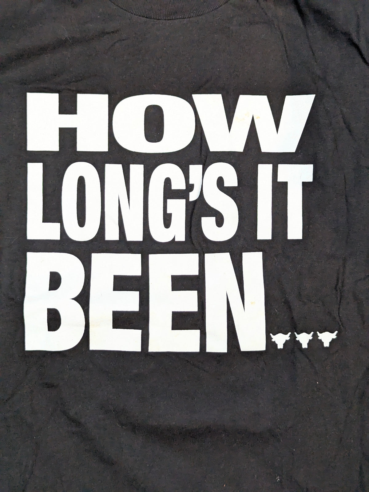 ザ・ロック「HOW LONG'S IT BEEN」Tシャツ(WWE(2004) / ブラック)