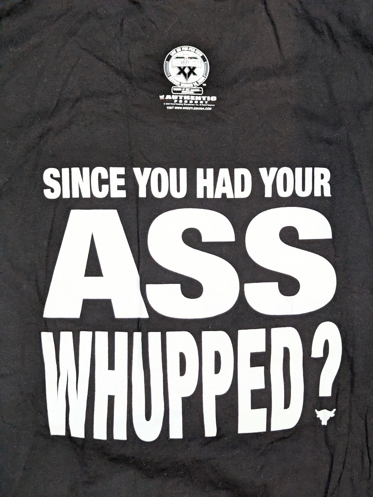 ザ・ロック「HOW LONG'S IT BEEN」Tシャツ(WWE(2004) / ブラック)