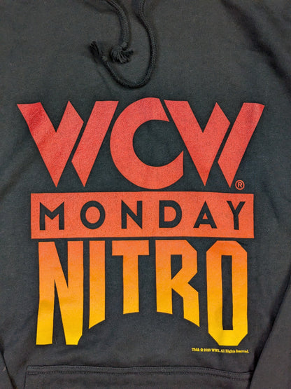 WCW MONDAY NITRO×TWOPLATOONS Collaboration Pullover hoodie  (WCW (2020) / Black)
