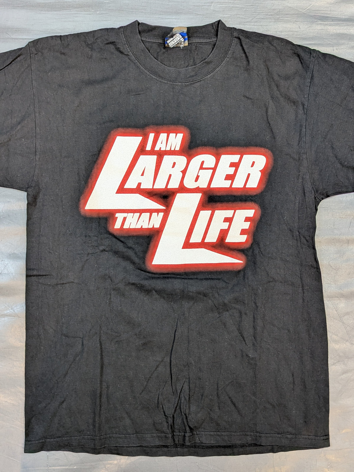 クリス・ジェリコ「I AM LARGER THAN LIFE」Tシャツ(WWF(2002) / ブラック)