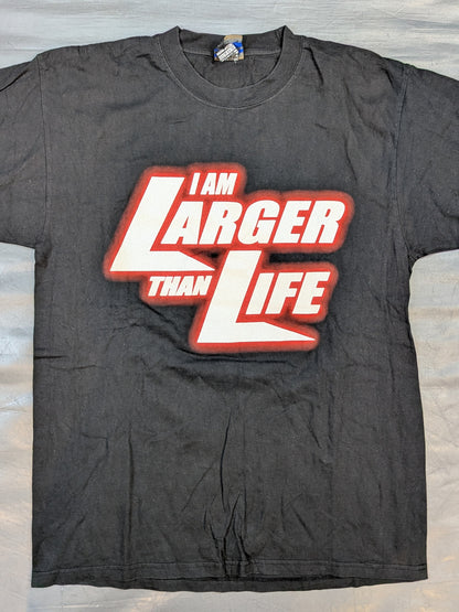 クリス・ジェリコ「I AM LARGER THAN LIFE」Tシャツ(WWF(2002) / ブラック)