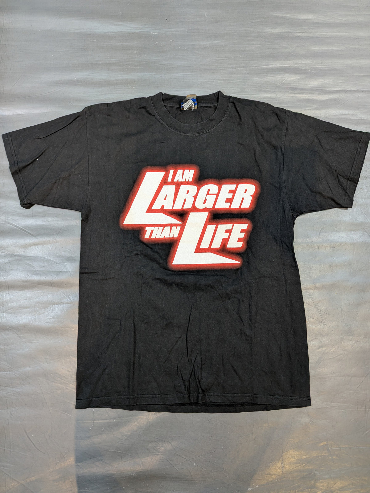 クリス・ジェリコ「I AM LARGER THAN LIFE」Tシャツ(WWF(2002) / ブラック)