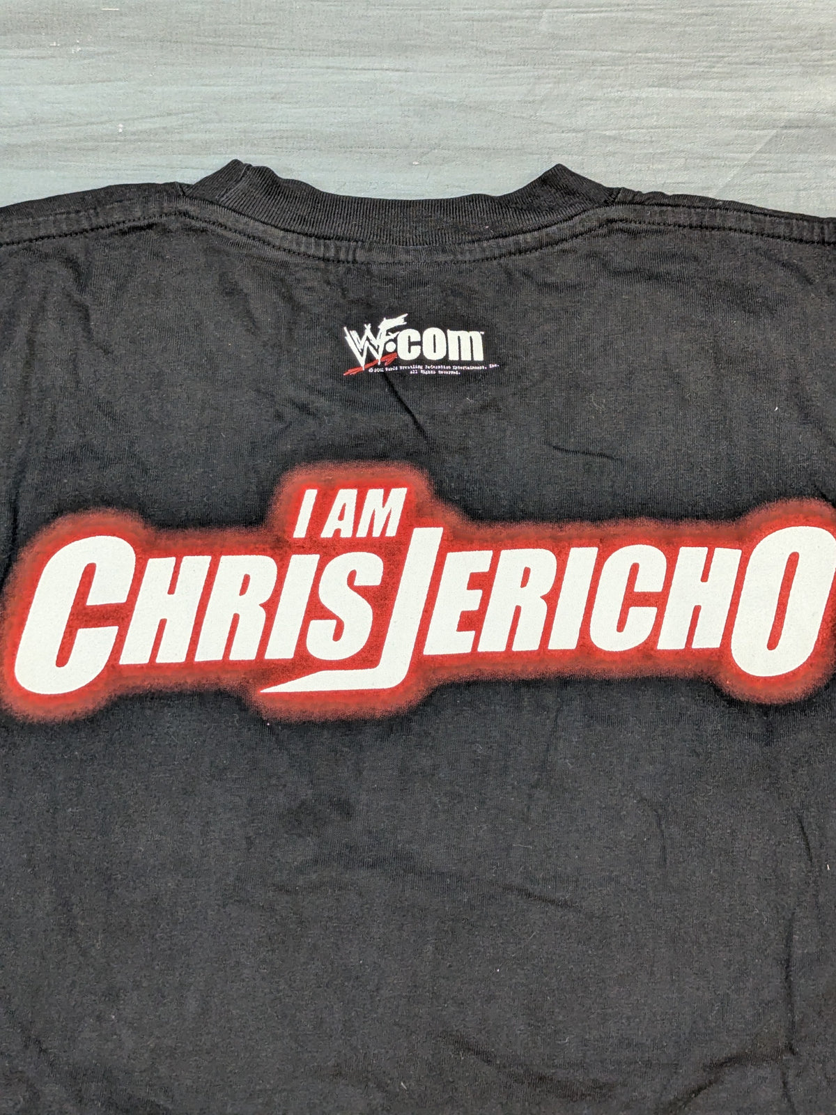 クリス・ジェリコ「I AM LARGER THAN LIFE」Tシャツ(WWF(2002) / ブラック)