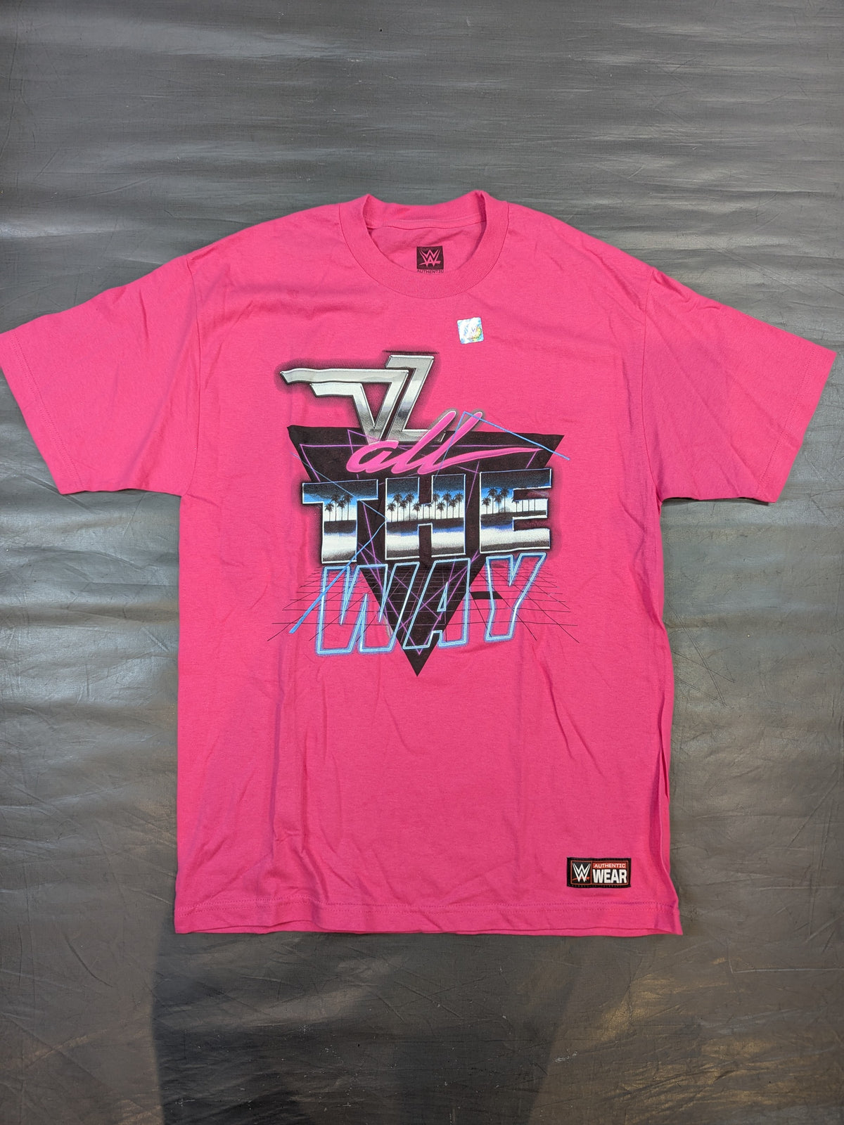 ドルフ・ジグラー「ALL THE WAY」Tシャツ(WWE(2018) / ピンク)