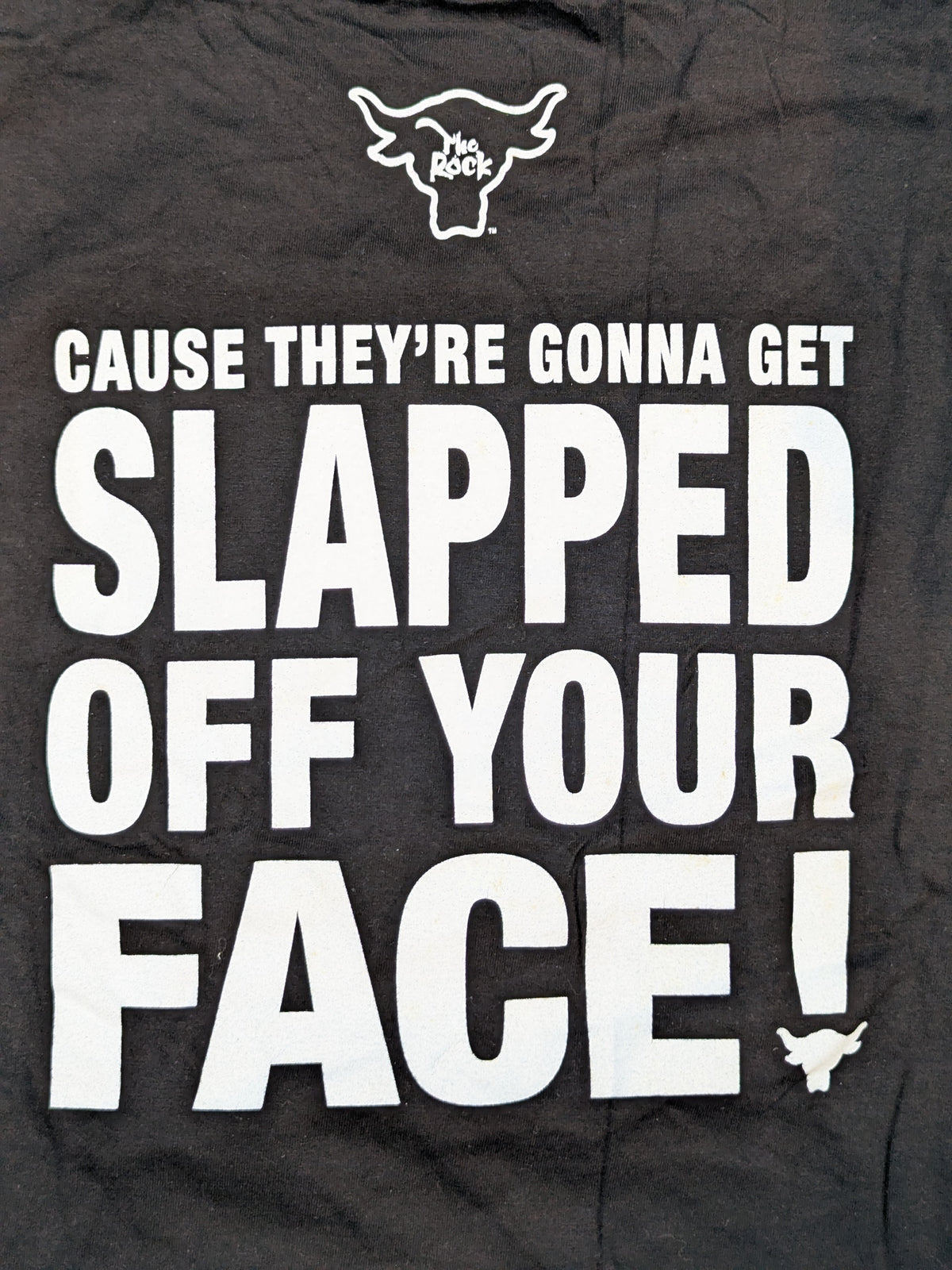 The Rock "HOW'S YOUR LIPS?" T-shirt (WWE (2000s) / Black)