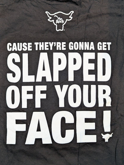 The Rock "HOW'S YOUR LIPS?" T-shirt (WWE (2000s) / Black)